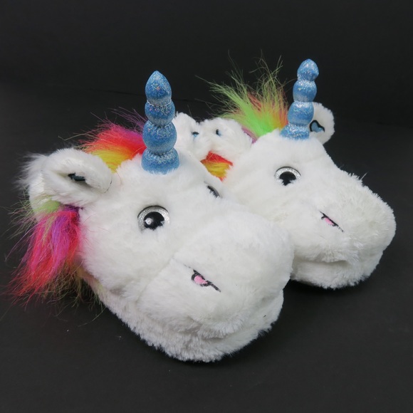 ASOS Nevada Sky Unicorn Slippers size Large New! - Picture 4 of 10